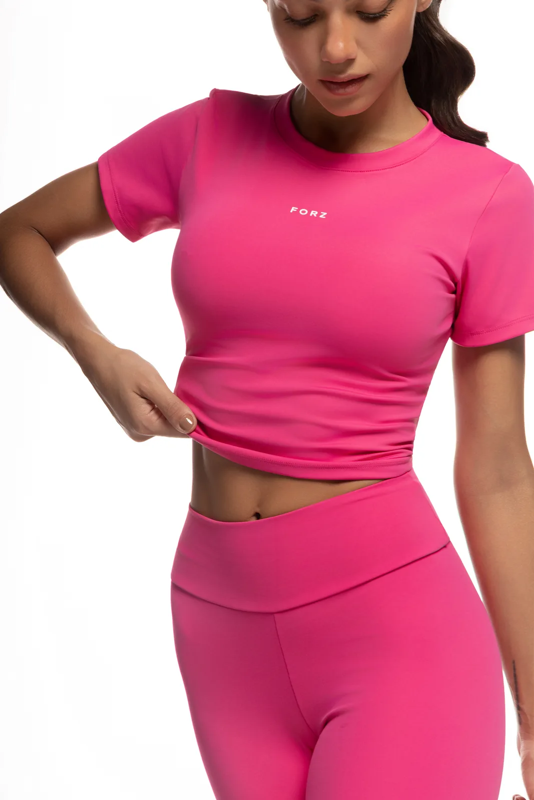 Camiseta Slim Tee - Magenta camiseta dry fit feminina Magenta Forz Fitwear magenta 5