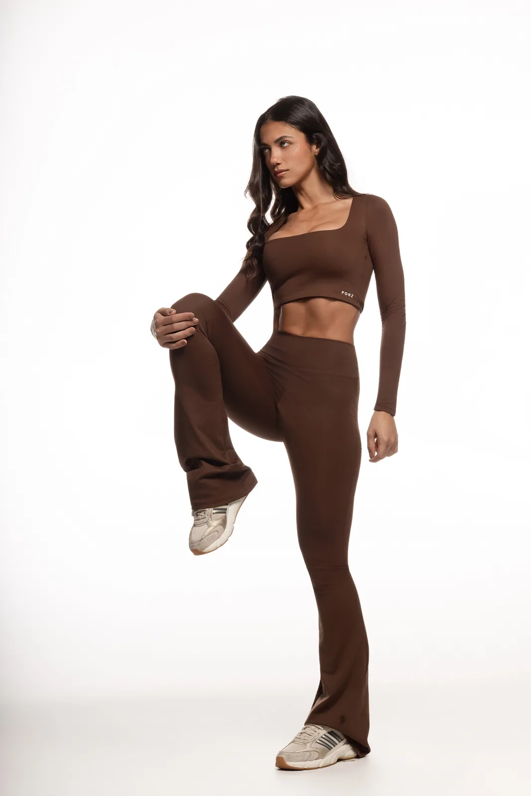 Legging Flare - Expresso legging fitness feminina Expresso Forz Fitwear expresso 1