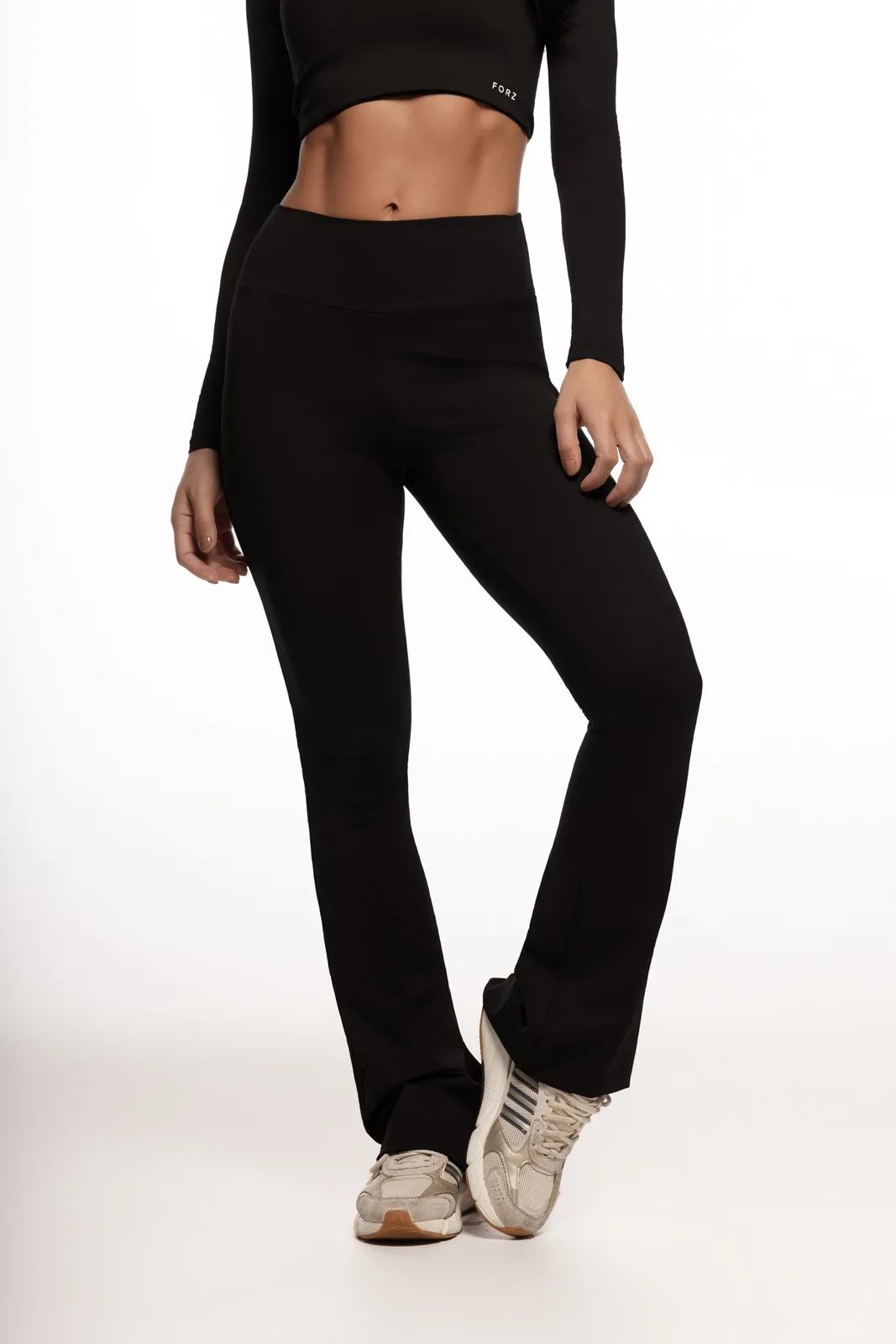 Legging Flare - Preto legging fitness feminina Preto Forz Fitwear preto 4