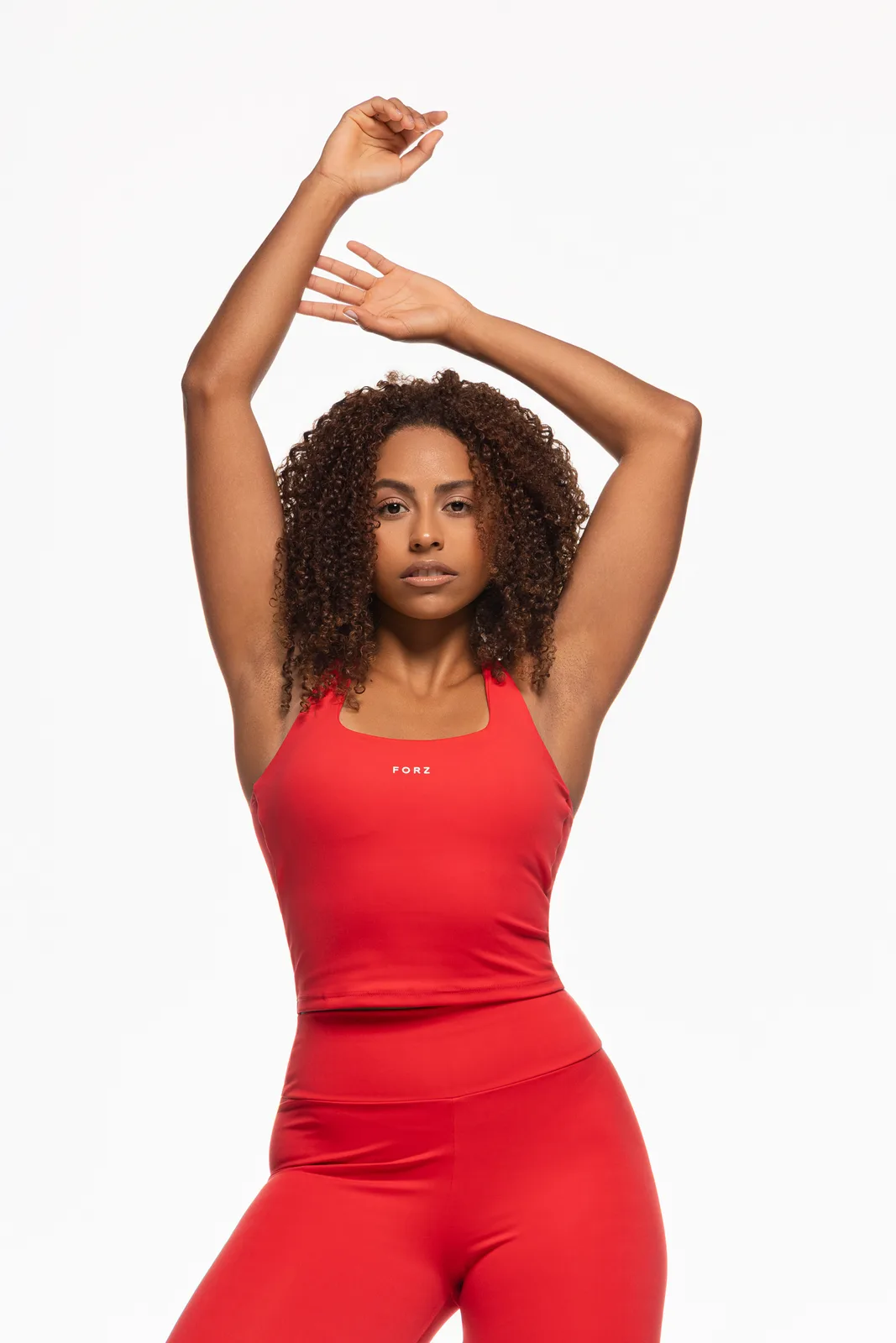 Regata Frente Única - Decote Arredondado - Vermelho moda fitness feminina Vermelho Forz Fitwear vermelho 3