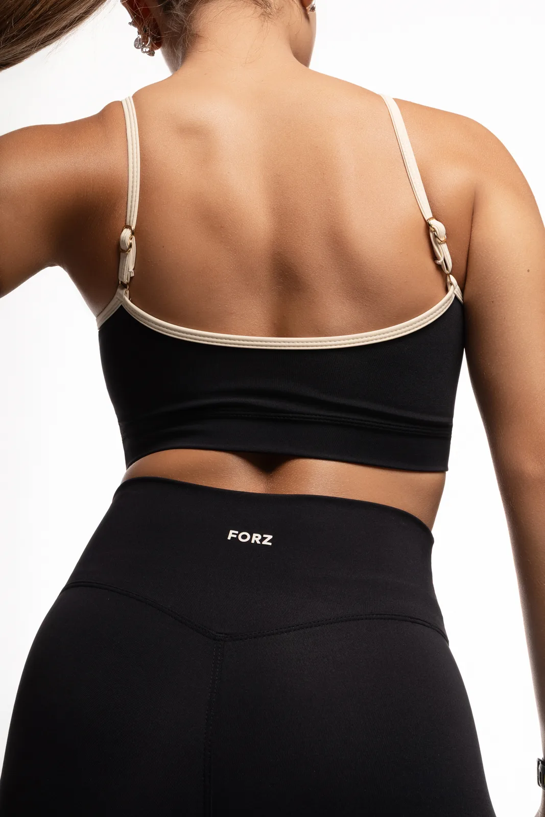 Top Alças Reguláveis - Preto top fitness feminino Preto Forz Fitwear preto 3