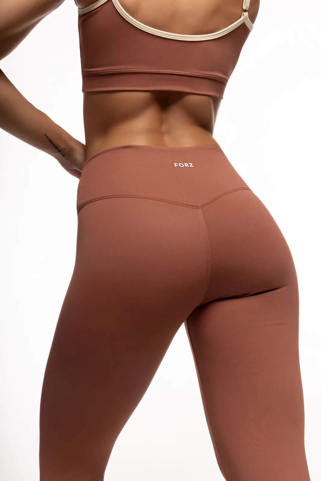Legging Contorno em V - Bronze legging fitness feminina Bronze Forz Fitwear bronze 4