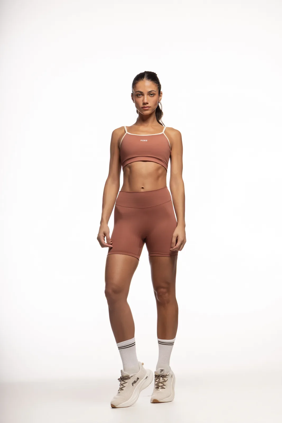 Bermuda Contorno em V - Bronze bermuda fitness feminina Bronze Forz Fitwear bronze 5
