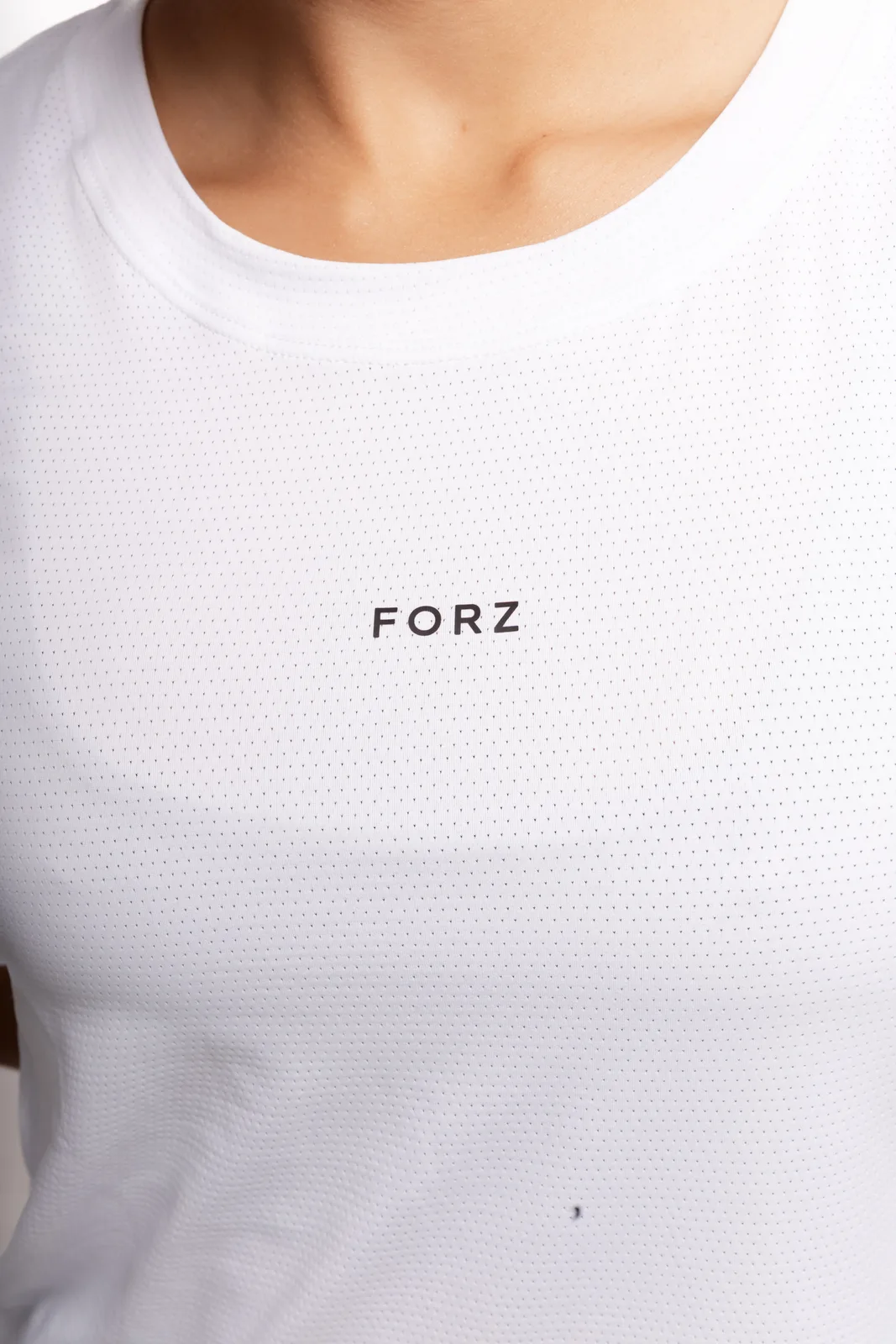 Camiseta Dryfit Arredondada - Branco camiseta dry fit feminina Branco Forz Fitwear branco 4