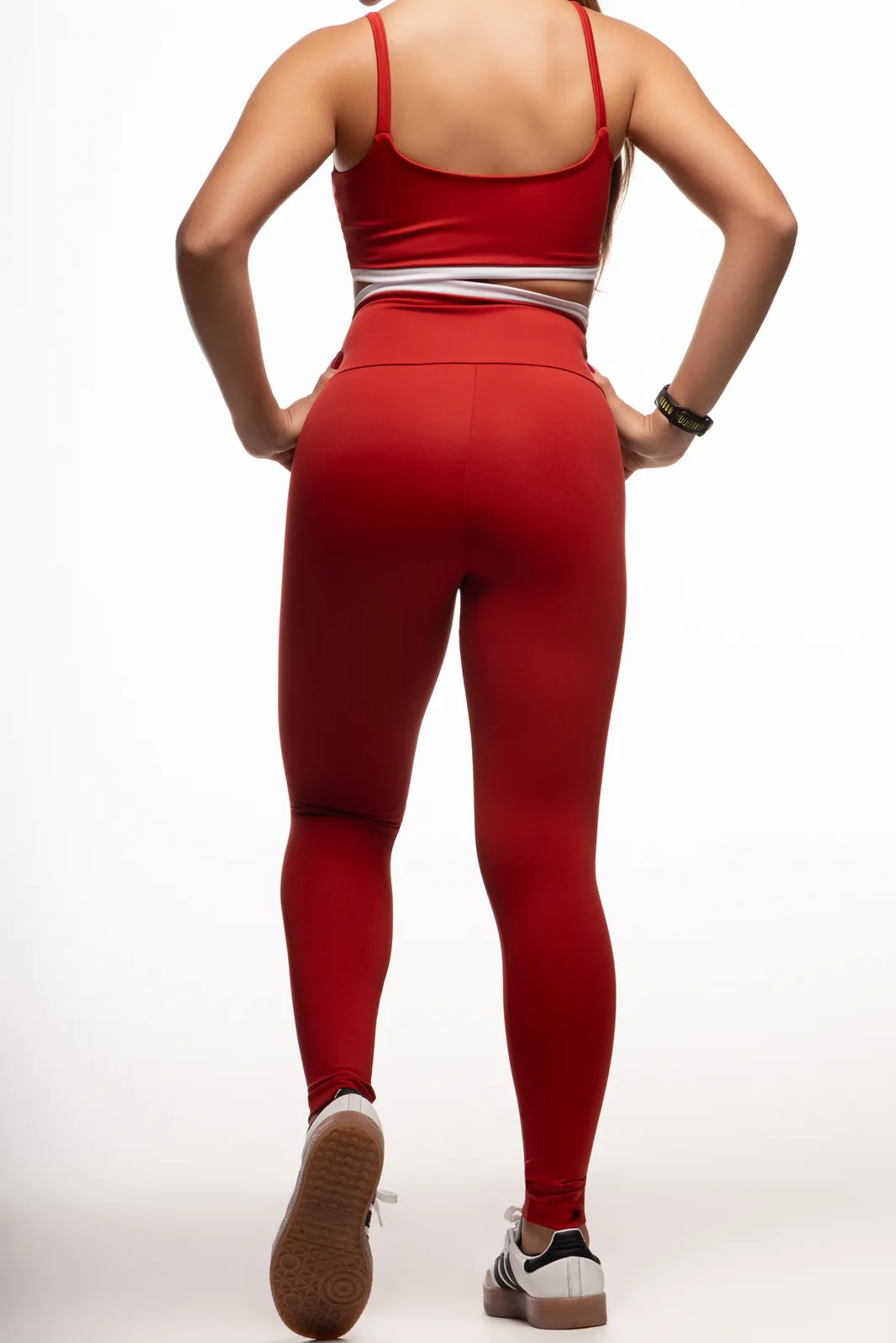 Legging Bicolor - Vermelho e Branco legging fitness feminina Vermelho e Branco Forz Fitwear vermelho e branco 4