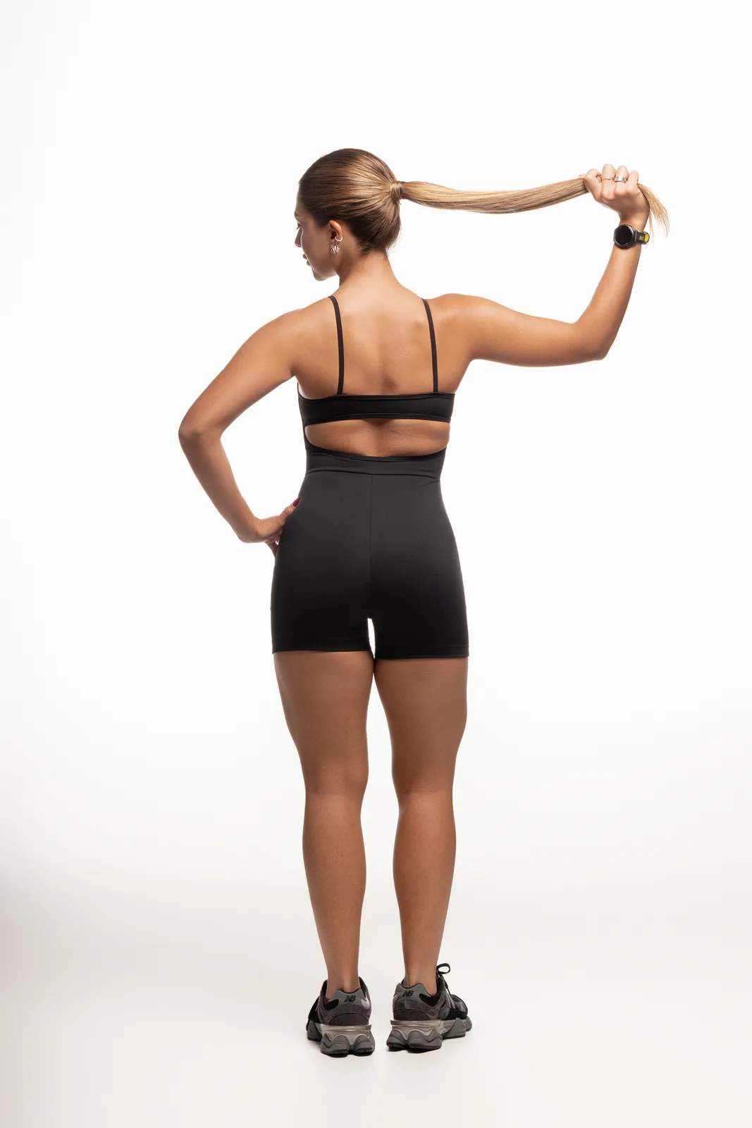 Macaquinho Basico com Alcinha - Preto macaquinho fitness feminino Preto Forz Fitwear preto 2