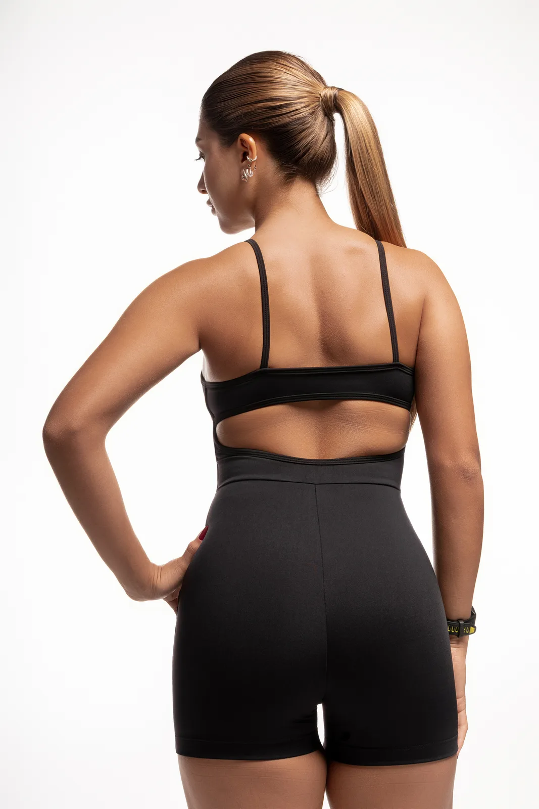 Macaquinho Basico com Alcinha - Preto macaquinho fitness feminino Preto Forz Fitwear preto 3