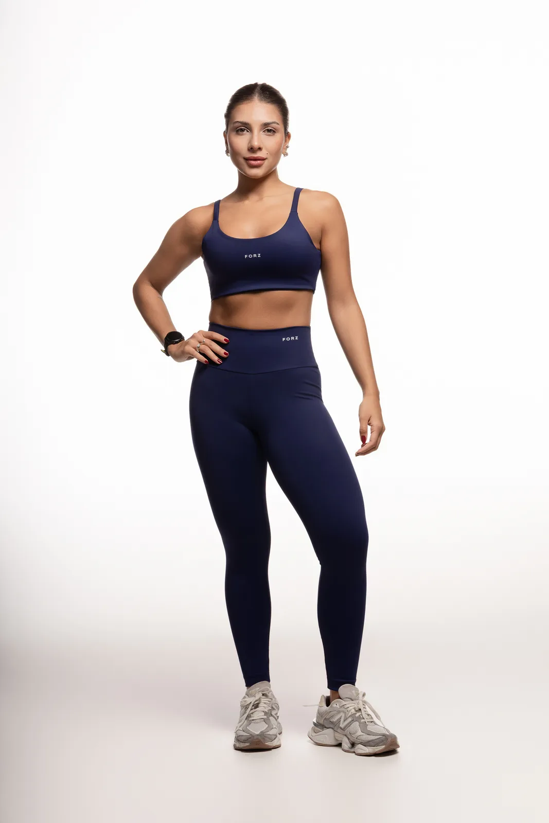 Top Costas Abertas - Azul Marinho top fitness feminino Azul Marinho Forz Fitwear azul marinho 1