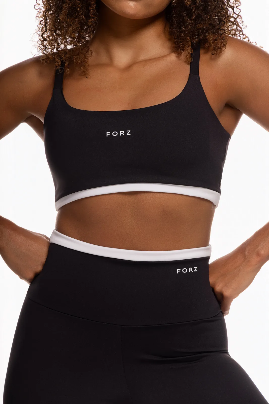 Top Bicolor - Preto e Branco