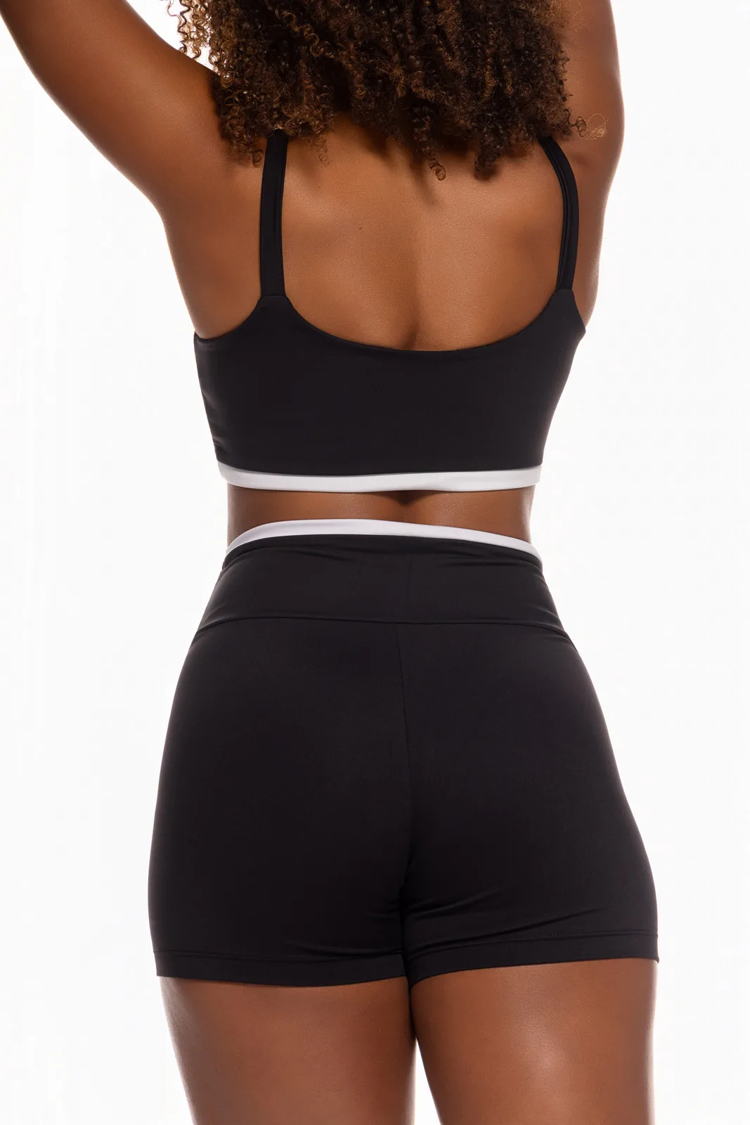 Top Bicolor - Preto e Branco top fitness feminino Preto e Branco Forz Fitwear preto e branco 5
